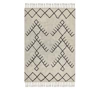 Rug ERLER Light Beige 140 x 200 cm Cotton