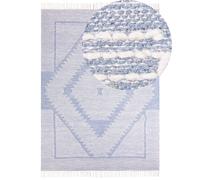 Rug ANSAR Blue 140 x 200 cm Cotton