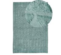 Cotton Area Rug 140 x 200 cm Mint SIRNAK