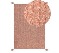 Rug MUGLA Orange 140 x 200 cm Cotton