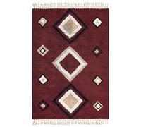 Rug SIIRT Red 140 x 200 cm Cotton