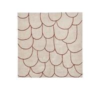 Cotton Area Rug 200 x 200 cm Beige and Brown AVDAN