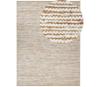 Cotton Area Rug 300 x 400 cm Beige and White BARKHAN