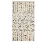 Rug KADAPA Beige 80 x 150 cm Cotton