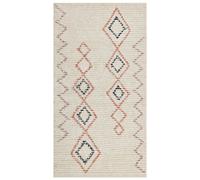 Cotton Area Rug 80 x 150 cm Beige GUWAHATI