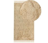 Cotton Area Rug 80 x 150 cm Beige SANLIURFA