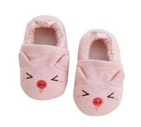 Cotton Baby Booties Lightweight Durable Baby Boots Soft Comfortable Cotton Shoes Breathable Minimalist Children's Shoes Feather Light Ultralight Indoor Trainers for Younger Children's Trainers, pink