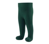 Cotton Baby Girls Socks Infant Toddler Pantyhose Cable Knit Legging Pants For Girls (6-12 Months, Dark Green)
