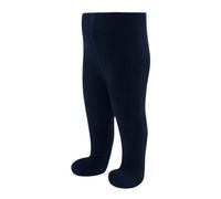 Cotton Baby Girls Socks Infant Toddler Pantyhose Cable Knit Legging Pants For Girls (6-12 Months, Navy)