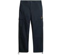 Cotton baggy cargo trousers Superdry Bleu 33x32