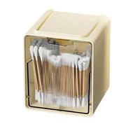 Cotton Ball Holder | Dustproof Clear Dispenser with Drawer - Cotton Round Dispenser,for Vanity Counter Cabinet Drawer Table Wall Shelf Closet Bedroom Salon Spa Hotel Home Office