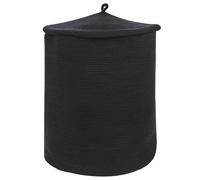 Cotton Basket with Lid Black SILOPI