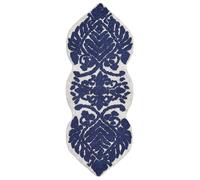 Bath Mat CANBAR Navy Blue 150 x 60 cm Cotton