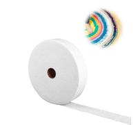 Cotton Batting on a Roll 2 1/4inx50 Yards, Needle Punched Batting Jelly Roll Quilt Batting Strips, Organic Cotton Batting Roll for Fabric Rug Quilting Batting Sewing Supplies(White)