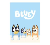 Cotton Beach Towel Bluey Blue One Size