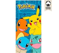 Cotton beach towel Educa Borras Pokémon 140x70 cm