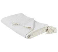 Bedspread LINDULA Cotton 150 x 200 cm Off-White