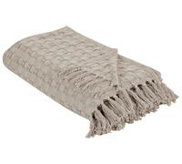 Bedspread BERE Cotton 200 x 220 cm Taupe
