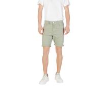 Cotton Bermuda Shorts - male - Replay - Casual Shorts - Green - W36 - Shorts W36