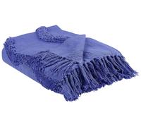 Blanket KHARI Cotton 125 x 150 cm Violet