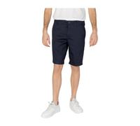 Cotton Blend Bermuda Shorts - male - Armani Exchange - Casual Shorts - Blue - W32 - Shorts W32