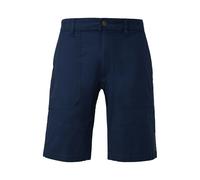 Cotton Blend Bermuda with Raw Edges s.Oliver Bleu 32
