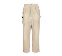 Cotton-blend Cargo Trousers - male - Maison Margiela - Wide Trousers - Beige - L - Trousers L