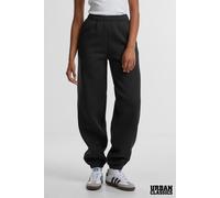 Cotton Blend Fluffy Joggers with Elasticated Cuffs Urban Classics Black L