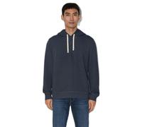Cotton Blend Hoodie with Logo Print s.Oliver Bleu 3XL