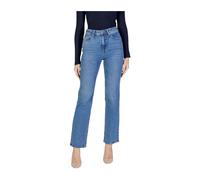 Cotton Blend Jeans with Elastane - female - VERO MODA - Straight Fit Jeans - Blue - W25 L32 - Jeans W25 L32