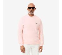 Cotton Blend Sweatshirt with Crew Neck Pink