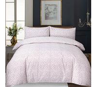 COTTON BLISS Bedding Set - Includes Duvet Cover Set, Fitted Sheet, Pillow Cases - For Single, Double & King Beds - Soft and Comfortable Polycotton Fabric (Floral, Double)