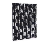 Cotton Bound Notebooks 20x15cm - 96 pages - Black Dots & Dashes