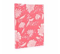 Cotton Bound Notebooks 20x15cm - 96 pages - Pink Floral
