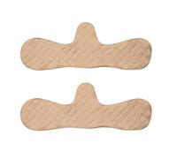 Cotton Bra Liners for Sweat, Washable And Reusable Breast Pad, Bra Inserts, Washable Breast Pads, for Women for Gym Workouts Commuting Yoga Pilates Use (2Khaki)