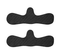 Cotton Bra Liners for Sweat, Washable And Reusable Breast Pad, Bra Inserts, Washable Breast Pads, for Women for Gym Workouts Commuting Yoga Pilates Use (2Black)