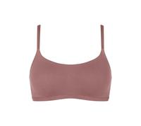 Sloggi Women's GO Daily Cotton Top Bralette Non-Wired Pullover Cacao L UK