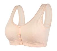 Cotton Bras for Women Non Wired, Comfortable Seamless Support Bra Lift Full Coverage Bra Mesh Lace Sports Bras Women Front Fastening Wireless Front Fastening Bras Plus Size Bras Sports Everyday Bra