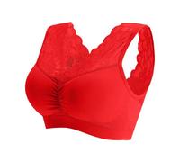 Cotton Bras Women Non Wired,Womens Wireless Seamless Bra Full Coverage Sports Bralettes Padded Push-Up Bras Soft Breathable Support Solid Colour High Impact Comfortable Brassiere Big Bust Underwire