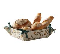 Cotton Bread Basket for Table Bread - Baskets with Different Patterns, Table Bread Bin 20 x 20 x 9 cm