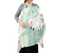 Cotton Breastfeeding Boss Multi-Use Cover Cartoon Baby Dinosaur