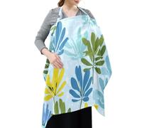 Cotton Breastfeeding Boss Multi-Use Cover Gloriosa Superba Cyan Baby