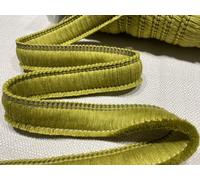 Cotton Brush Fringe - 30mm Wide Tassels Textile Cut Pillow Trimming Piping Cushion Trim Curtains Home Decor - Olive Green - Sold by The Metre