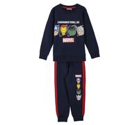 Cotton Brushed Avengers Dark Blue Jumpsuit - 8 Years | MALE CERDà
