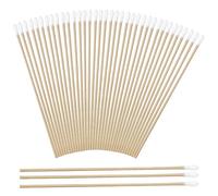 Cotton Buds Pack of 200 Long Wooden Handle Cotton Carrier 15 cm Cleaning Sticks for Camera Keyboard Makeup Polishing Cleaning