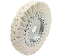 Cotton Buffing Wheel 125mm for Edge Banding Machine Spiral-Stitched Cloth Polishing Wheel 130mm Iron Core Woodworking Buffing Pad 150mm for Automatic for edger Heavy Duty Cotton Wheel (150×22×20)