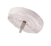 Cotton Buffing Wheel,Buffing Polishing Wheel,2pcs 50/75/100mm White Cloth For Drill Grinder Jewelry Mirror(75mm)