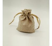 Cotton Burlap Drawstring Storage Pouch, Jute Burlap Drawstring Party Favor Bags Multiple Sizes Pack Of 10-1000 pcs(Ribbon 20x30cm,5lot(50pcs))