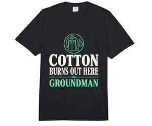 Cotton Burns Out Here Groundman Arc Flash Flame Resistant Comfort Colors Adult Heavyweight T-Shirt