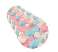 Cotton Candy Car Air Freshener Cards Set of 4 Pieces Long Lasting Hanging Scented Cards Auto Aromatherapy Tablets Personalized Car Fresheners Gifts for Men Women - Lavender Scent